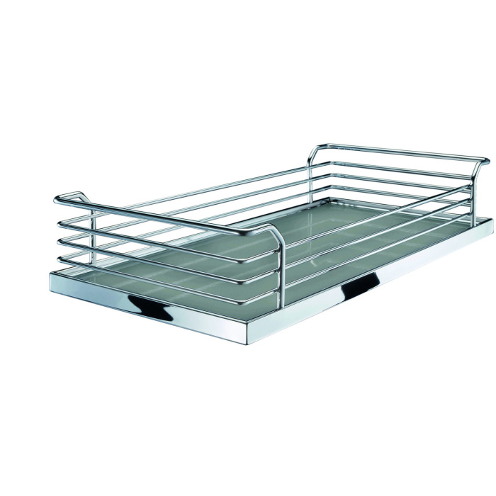 Полка фасадная Тандем Сайд, 500, Арена КЛАССИК, ХРОМ