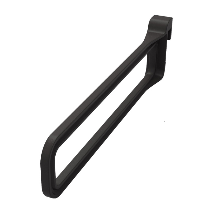 Вешалка двухуровневая съемная 450 мм, Конеро, D 475 мм, ЧЕРНЫЙ