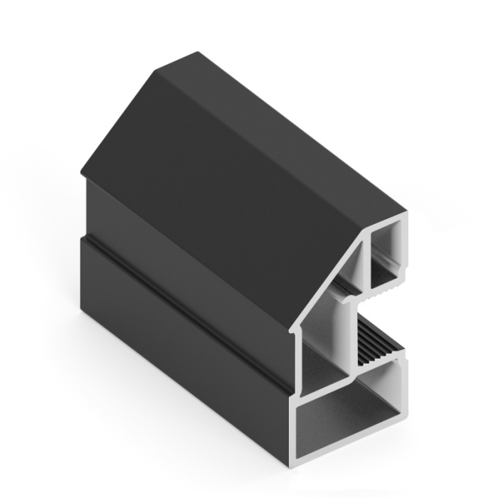 Профиль верт. Avers, L=5400, Черный матовый