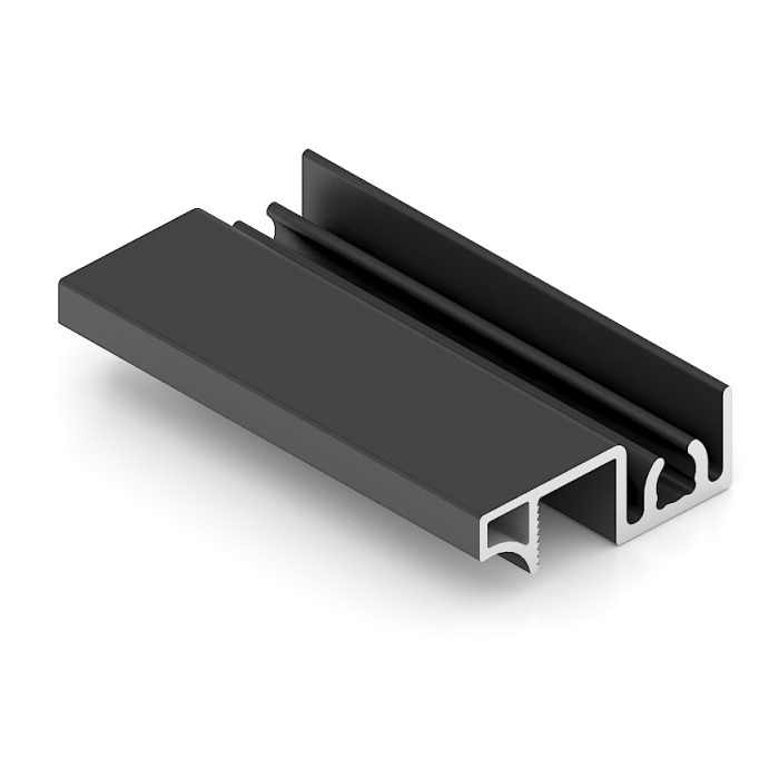 Рамка узкая SLIM, Чёрный матовый