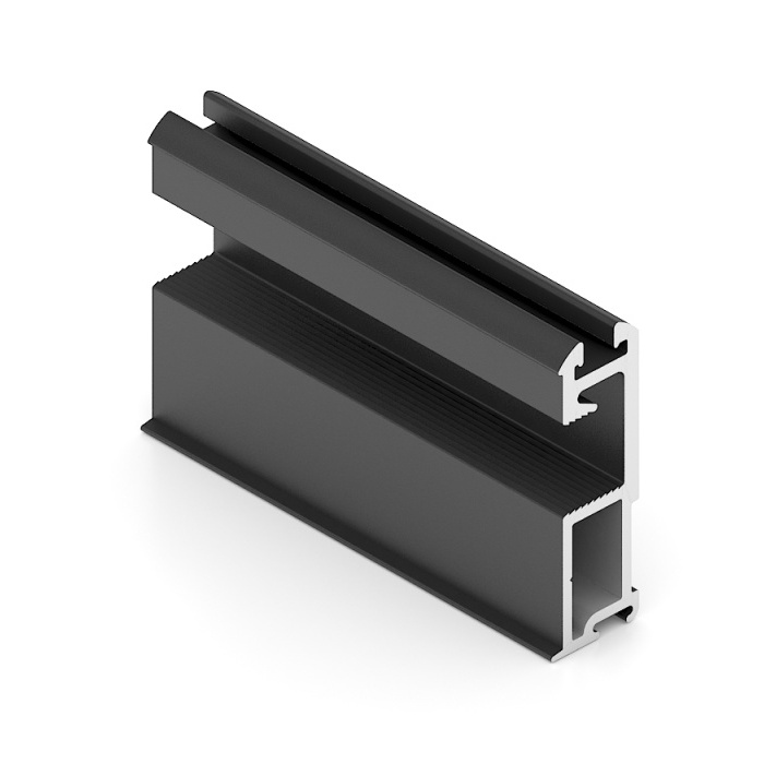 Профиль верт. SLIM декор, Чёрный матовый