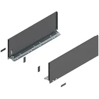 770C5002S Z R+L V1 OG-M Царга "C" (177 мм) Legrabox 500мм, орион серая, R+L, с заглушками