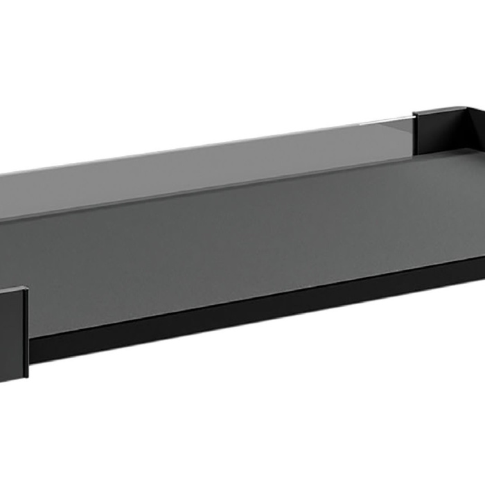 КОМПЛЕКТ Полка-столик выдвижной 450 мм, Конеро H 72 W 860-920 мм, без дна, ЧЕРНЫЙ