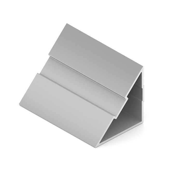 Профиль угловой 4В1, Серебро матовое