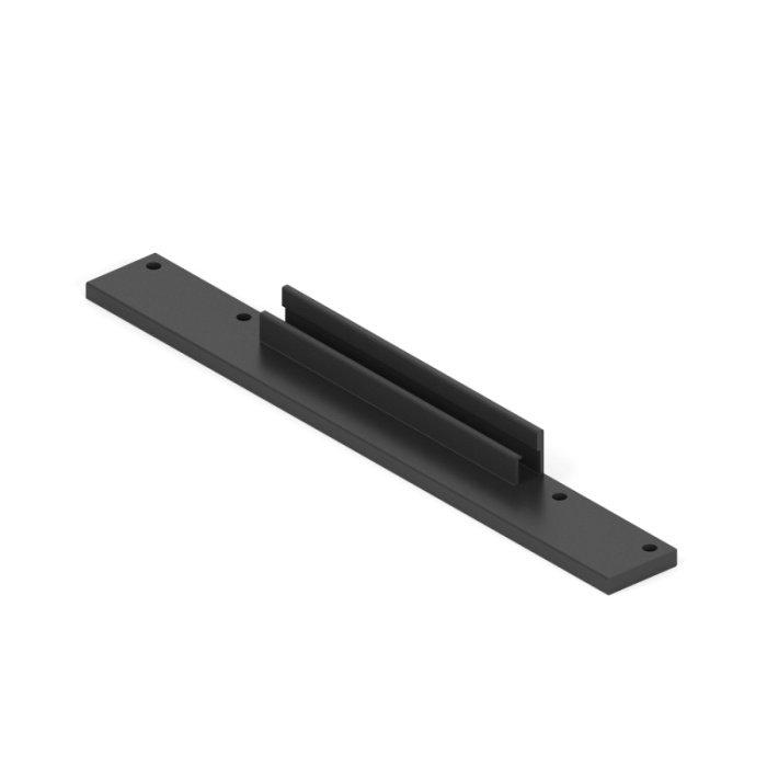 Горизонтальный профиль для фасадов Intuit, L=597 мм, черный матовый