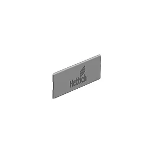 ЗАГЛУШКА НА БОКОВИНУ INNOTECH ATIRA,С ЛОГОТИПОМ HETTICH, СЕРАЯ