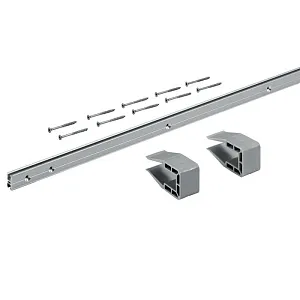 КОМПЛЕКТ ПРОФИЛЕЙ SLIDELINE M, L2500,H16, ЦВЕТ СЕРЕБРИСТЫЙ